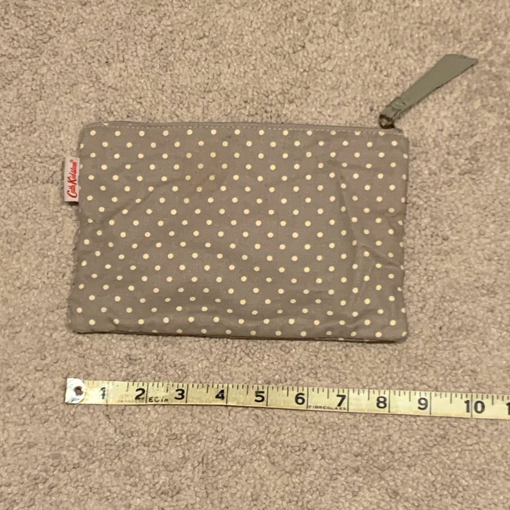 Cath Kidston fabric zipper makeup cosmetics bag travel pouch
